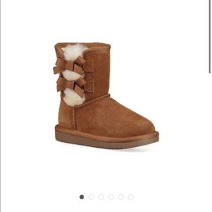 Koolaburra by UGG T Victoria short boot in chestnut- toddler 9